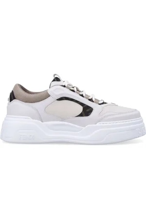Fendi Buty, Mężczyzna, Wielobarwność, 42 EU, Chunky White Sole Sneakers