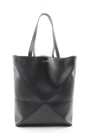 Loewe Pre-owned, Mężczyzna, Czarny, ONE SIZE, Skóra, Pre-owned Skórzane torebki