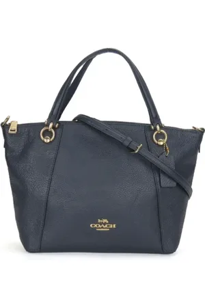 Coach Pre-owned, Kobieta, Niebieski, ONE SIZE, Pre-owned Skórzane torebki