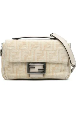 Fendi Pre-owned, Kobieta, brązowy, ONE SIZE, Bawełna, Pre-owned Cotton fendi-bags
