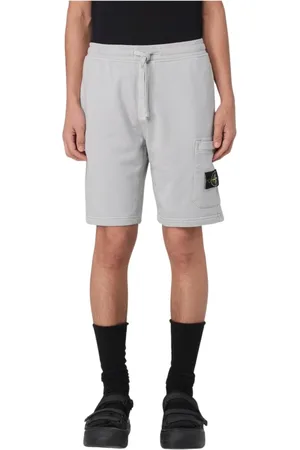 Stone Island Szorty, Mężczyzna, Szary, XS, Uniwersalne Szare Szorty Casual