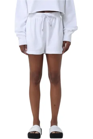 Stella McCartney Szorty, Kobieta, Biały, S, Szorty z Dmuchawcem Bawełniane