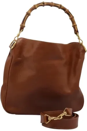 Gucci Pre-owned, Kobieta, brązowy, ONE SIZE, Skóra, Pre-owned Leather gucci-bags