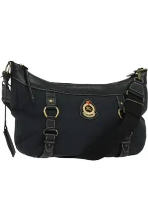 Burberry Pre-owned, Kobieta, Niebieski, ONE SIZE, Skóra, Pre-owned Canvas shoulder-bags
