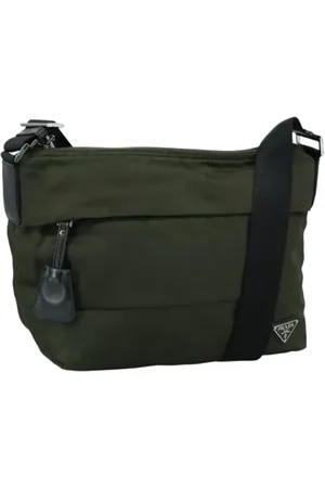 Prada Pre-owned, Kobieta, Zielony, ONE SIZE, Pre-owned Fabric prada-bags