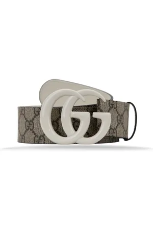 Gucci Akcesoria, Mężczyzna, Wielobarwność, 110 CM, Męski skórzany pasek z logo