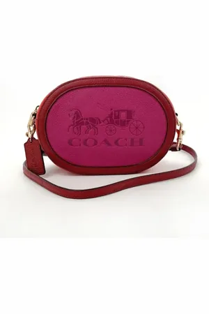 Coach Pre-owned, Kobieta, Różowy, ONE SIZE, Pre-owned Leather crossbody-bags