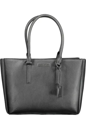 Calvin Klein Torebki, Kobieta, Czarny, ONE SIZE, Czarna torba na ramię dla kobiet z przegródkami