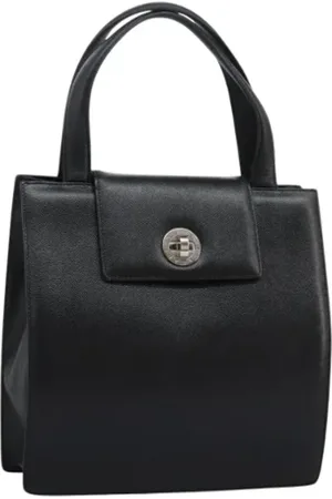 Bvlgari Pre-owned, Kobieta, Czarny, ONE SIZE, Skóra, Pre-owned Skórzane torebki