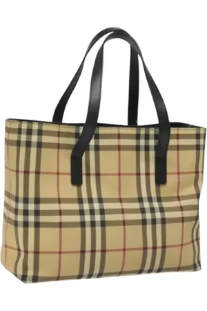 Burberry Pre-owned, Kobieta, Beżowy, ONE SIZE, Skóra, Pre-owned Skórzane torebki