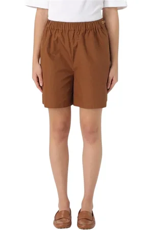 Max Mara Szorty, Kobieta, brązowy, S, Brązowe Spodnie Relaks
