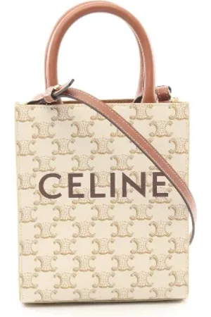 Céline Pre-owned, Kobieta, Biały, ONE SIZE, Skóra, Pre-owned Canvas celine-bags