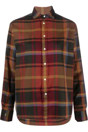 Ralph Lauren Koszule, Kobieta, Wielobarwność, S, Odzież damska Koszule Rossa A Quadri Aw 23
