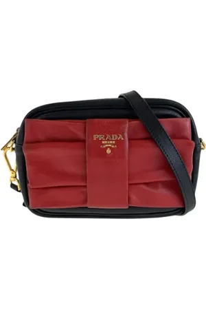 Prada Pre-owned, Kobieta, Czerwony, ONE SIZE, Skóra, Pre-owned Leather crossbody-bags