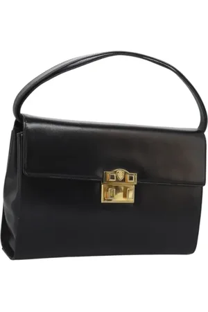 Gucci Pre-owned, Kobieta, Czarny, ONE SIZE, Skóra, Pre-owned Skórzane torebki