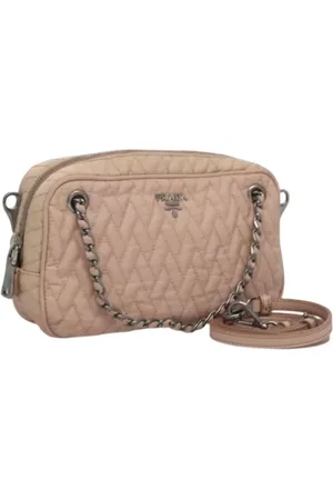 Prada Pre-owned, Kobieta, Różowy, ONE SIZE, Nylon, Pre-owned Nylon handbags