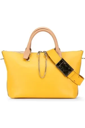 Chloé Pre-owned, Kobieta, Żółty, ONE SIZE, Skóra, Pre-owned Skórzane torebki