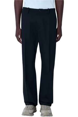 Moncler Spodnie, Mężczyzna, Czarny, L, Logo Print Bawełniane Spodnie