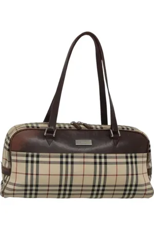 Burberry Pre-owned, Kobieta, Beżowy, ONE SIZE, Skóra, Pre-owned Canvas handbags