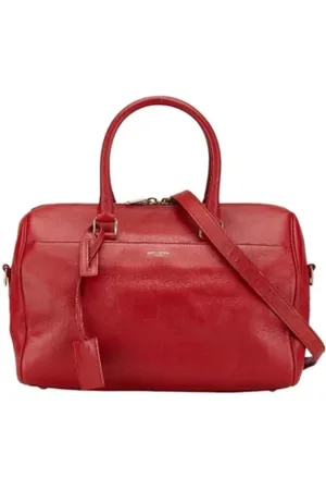 Saint Laurent Pre-owned, Kobieta, Czerwony, ONE SIZE, Skóra, Pre-owned Skórzane torebki
