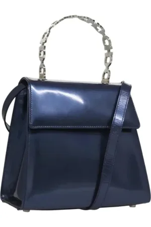 Salvatore Ferragamo Pre-owned, Kobieta, Niebieski, ONE SIZE, Pre-owned Canvas handbags