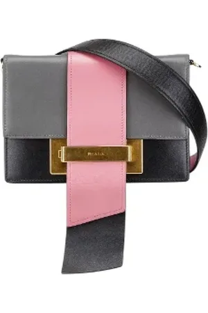 Prada Pre-owned, Kobieta, Różowy, ONE SIZE, Skóra, Pre-owned Leather crossbody-bags