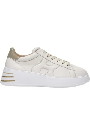 Hogan Buty, Kobieta, Beżowy, 37 1/2 EU, Sneakersy Rebel