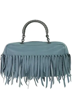 Bottega Veneta Pre-owned, Kobieta, Niebieski, ONE SIZE, Skóra, Pre-owned Skórzane torebki