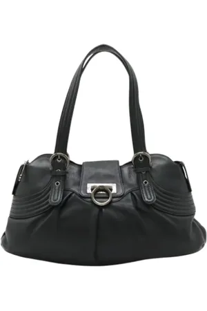 Salvatore Ferragamo Pre-owned, Kobieta, Czarny, ONE SIZE, Skóra, Pre-owned Skórzane torebki