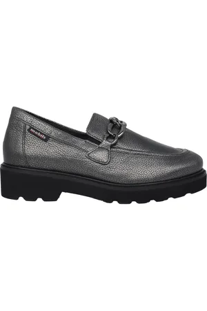 Mephisto Buty, Kobieta, Szary, 39 EU, Szary damski loafers na szeroką stopę