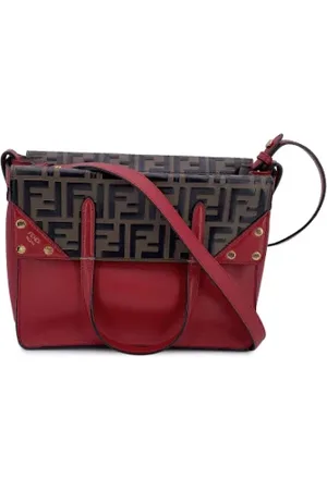 Fendi Pre-owned, Kobieta, Czerwony, ONE SIZE, Pre-owned Leather fendi-bags