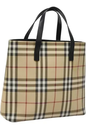 Burberry Pre-owned, Kobieta, Beżowy, ONE SIZE, Skóra, Pre-owned Skórzane torebki