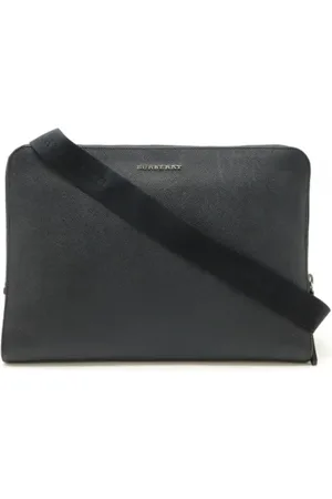 Burberry Pre-owned, Kobieta, Czarny, ONE SIZE, Skóra, Pre-owned skórzane torby na ramię