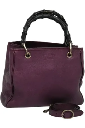 Gucci Pre-owned, Kobieta, Fioletowy, ONE SIZE, Skóra, Pre-owned Leather gucci-bags