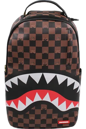 Sprayground Torebki, Mężczyzna, brązowy, ONE SIZE, Brązowy Plecak z Wieloma Kieszeniami