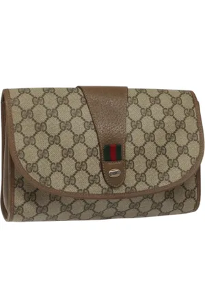 Gucci Pre-owned, Kobieta, Beżowy, ONE SIZE, Skóra, Pre-owned Leather clutches
