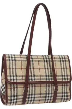 Burberry Pre-owned, Kobieta, Beżowy, ONE SIZE, Skóra, Pre-owned Canvas handbags