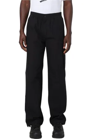 Calvin Klein Spodnie, Mężczyzna, Czarny, S, Spodnie Cargo w Luźnym Stylu Czarne