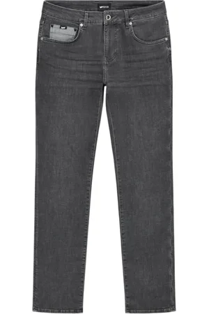 GAS Jeansy, Mężczyzna, Szary, W32, Szare Jeansyy Slim Fit