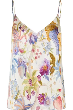 Dea Kudibal Koszulki, Kobieta, Wielobarwność, XS, Kwiatowy Top Flowertree w stylu Octavie
