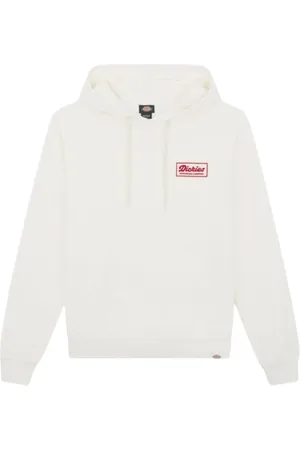 Dickies Bluzy, Mężczyzna, Biały, M, Bluza z kapturem Lewistown Styl
