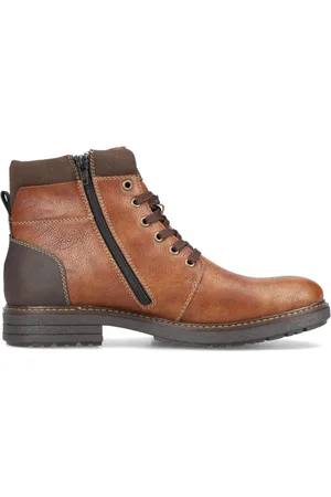 Rieker Buty, Mężczyzna, brązowy, 45 EU, Brązowe Casualowe Zamknięte Botki
