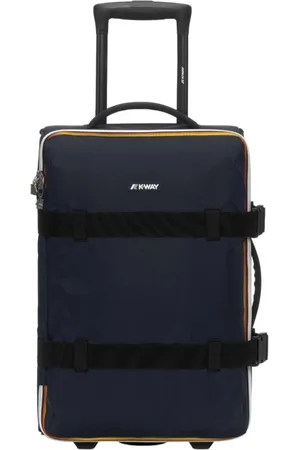 K-Way Walizki, unisex, Czarny, ONE SIZE, Nylon, Walizka podróżna Blossac z funkcjonalnymi kieszeniami