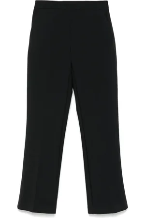 Elisabetta Franchi Spodnie, Kobieta, Czarny, XL, Spodnie Damskie Moda