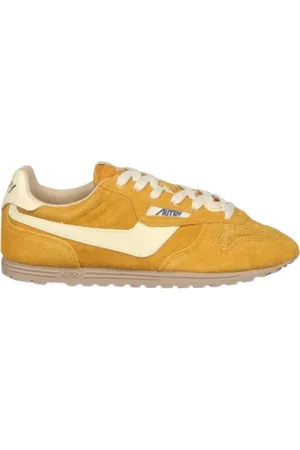 Autry Buty, Mężczyzna, Beżowy, 45 EU, Zamsz, Sneakersy męskie Windspin z wstawkami zamszowymi
