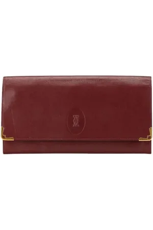 Cartier Pre-owned, Kobieta, Czerwony, ONE SIZE, Skóra, Pre-owned Leather clutches
