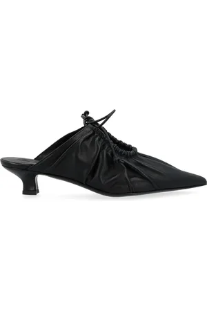 By Malene Birger Buty, Kobieta, Czarny, 39 EU, Len, Eleganckie Obcasy Masey dla Kobiet