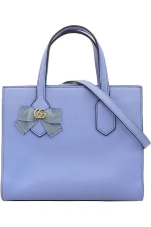 Gucci Pre-owned, Kobieta, Niebieski, ONE SIZE, Pre-owned Leather gucci-bags