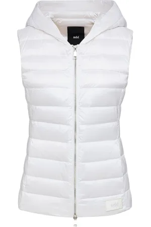 add Kurtki, Kobieta, Biały, S, Nylon, Hoodie Down Vest