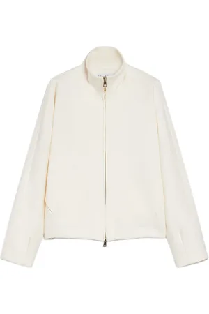 Max Mara Bluzy, Kobieta, Biały, M, Biała Sweter z Rękawami Kimono